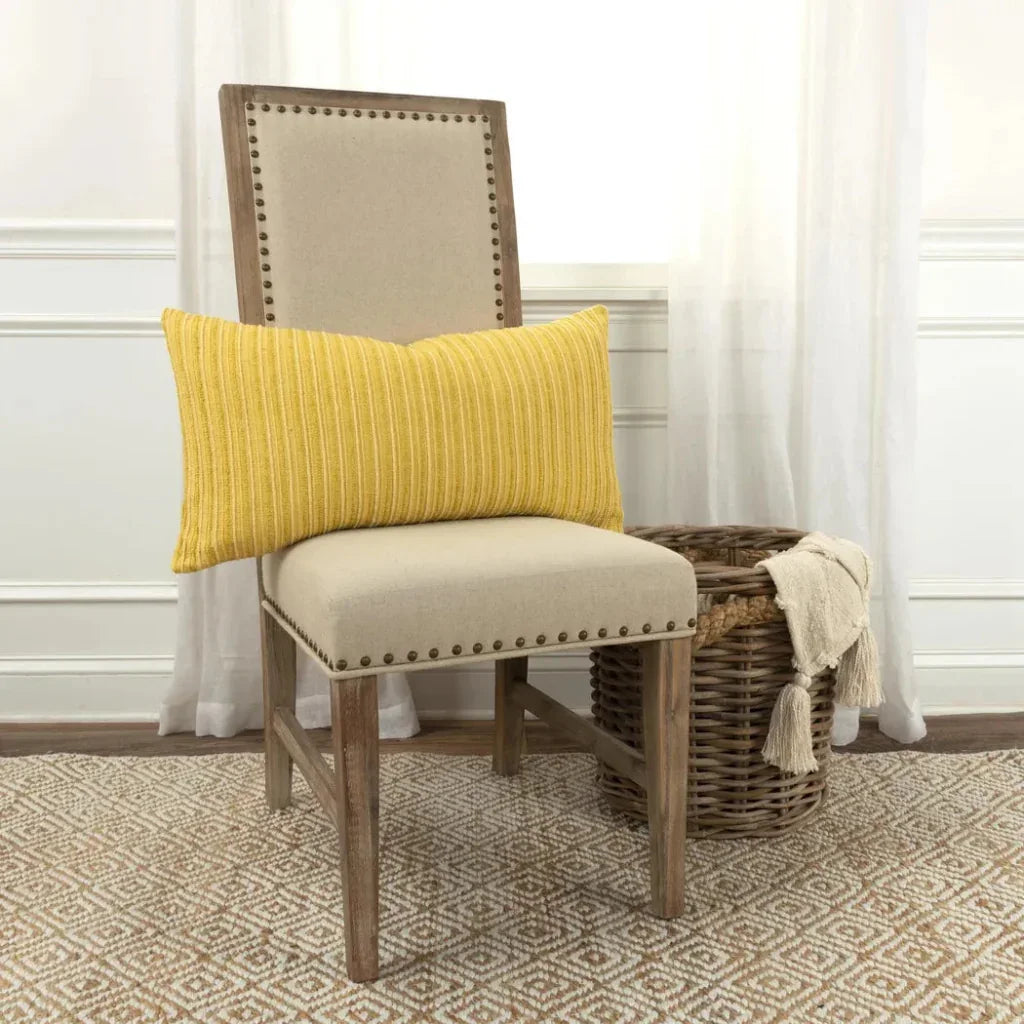 Hilda Textured Lumbar Rectangle Decorative Pillows - LOOMLAN - LOOMLAN - Throw Pillows