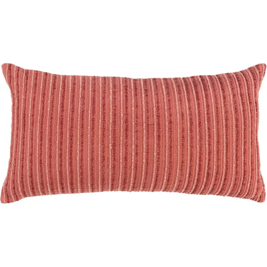 Hilda Textured Lumbar Rectangle Decorative Pillows - LOOMLAN - LOOMLAN - Throw Pillows