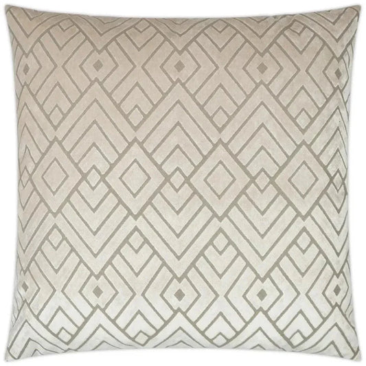 Hipster Ecru Brown Throw Pillow With Insert - LOOMLAN - D.V. Kap - Throw Pillows