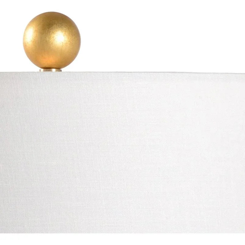 Hive Drum Shade Antique Gold Leaf Base Table Lamp - LOOMLAN - Chelsea House - Table Lamps