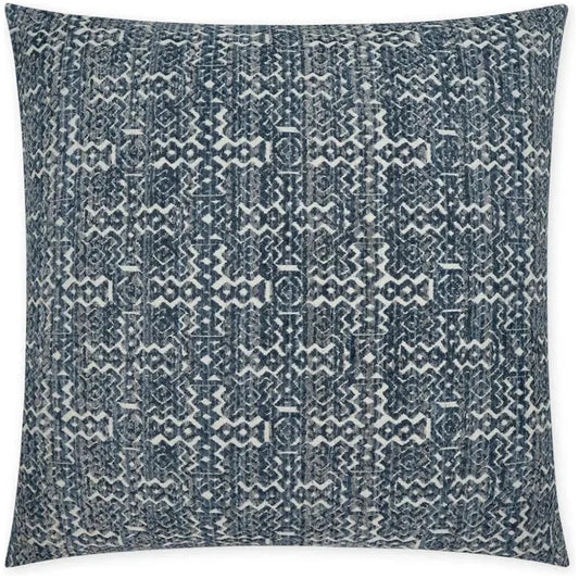 Inca Denim Western Chic Navy Large Throw Pillow Insert - LOOMLAN - D.V. Kap - Throw Pillows