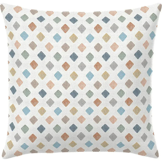 Infused Gem Handmade Outdoor Pillow-Outdoor Pillows-Earnest Collection-20" Square-LOOMLAN