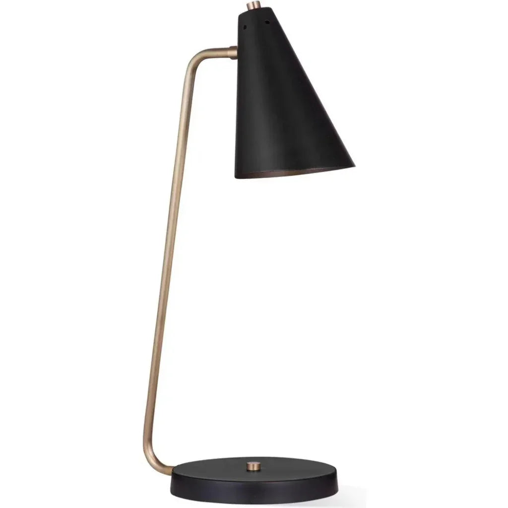 Inyo Iron and Brass Black Table Lamp - LOOMLAN - Bassett Mirror - Table Lamps