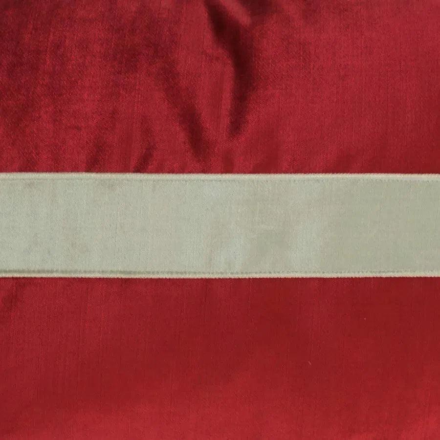 Iridescence Band Lumbar Ruby Red Throw Pillow Insert - LOOMLAN - D.V. Kap - Throw Pillows