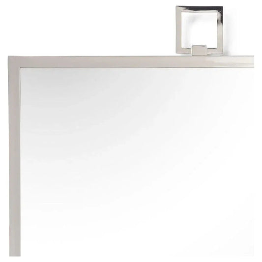 Iron Framed Square Wall Mirror - LOOMLAN - Chelsea House - Wall Mirrors