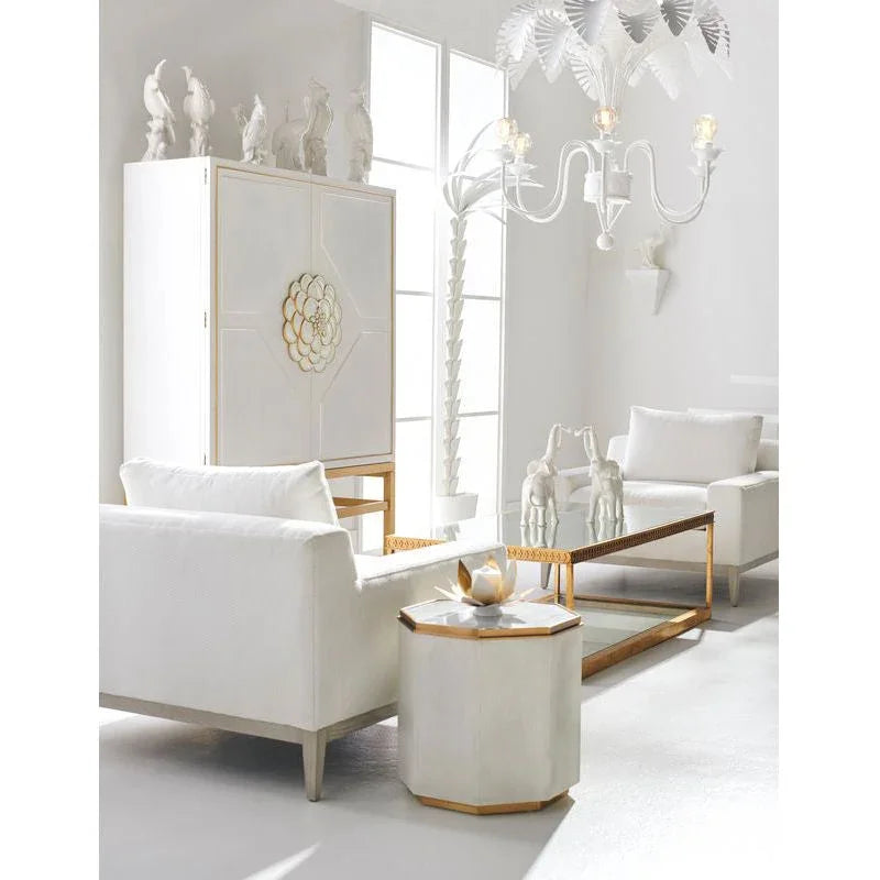 Italian Ceramic Made Cockatoo Sculpture (Pr) - LOOMLAN - Chelsea House - Statues & Sculptures