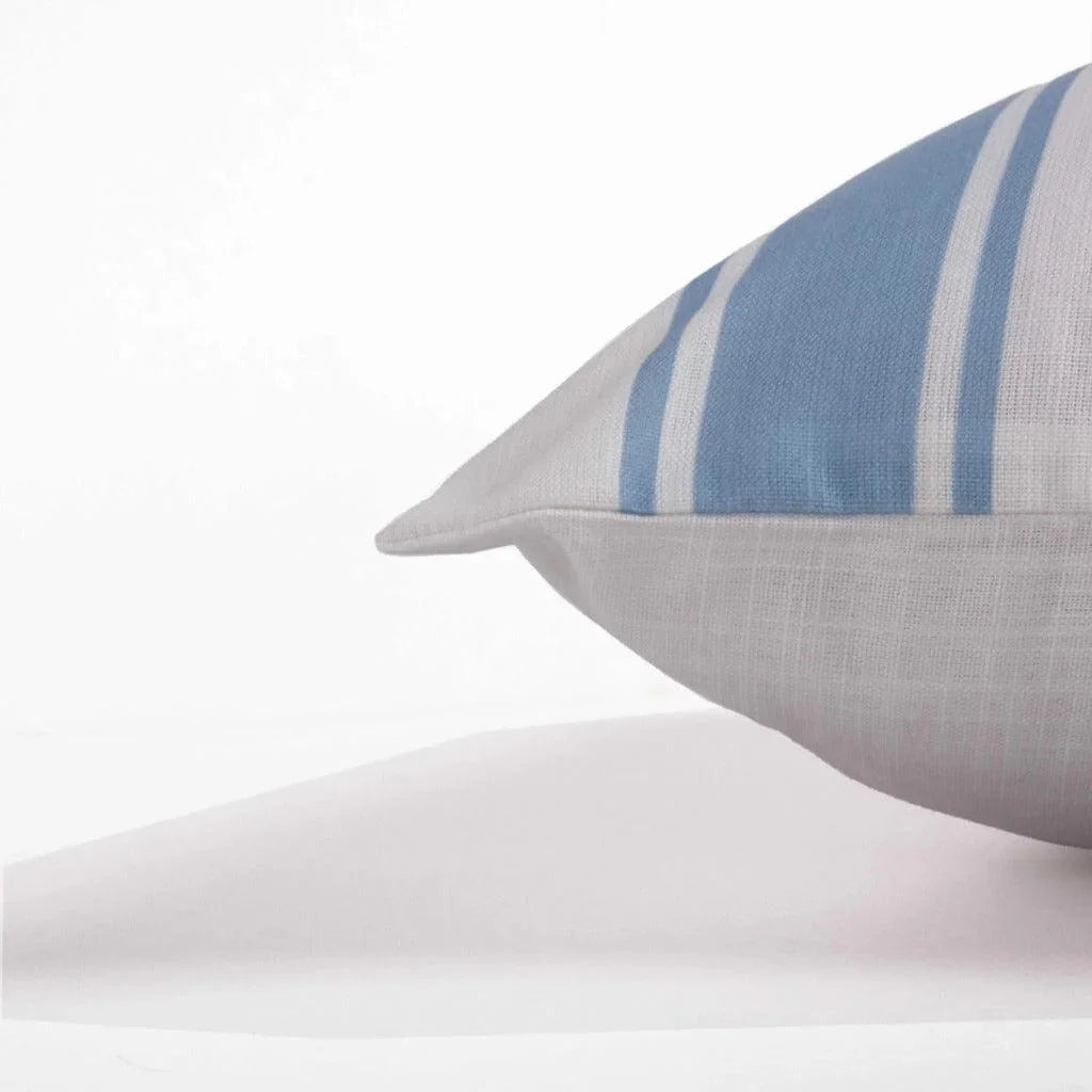 Ivy Striped Outdoor Throw Pillows-Outdoor Pillows-LOOMLAN-LOOMLAN