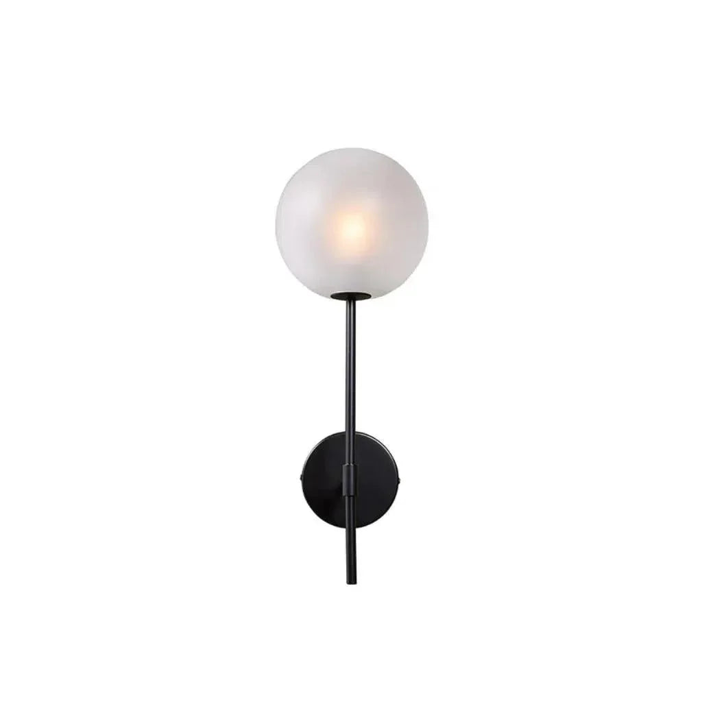 Izora Iron Framed Glass Sconce - LOOMLAN - SUNPAN - Wall Sconces