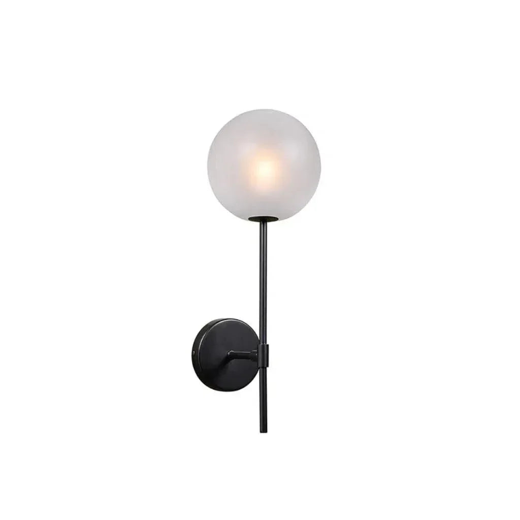 Izora Iron Framed Glass Sconce - LOOMLAN - SUNPAN - Wall Sconces