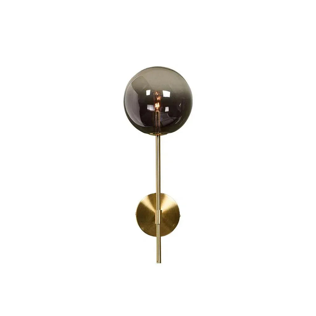 Izora Iron Framed Glass Sconce - LOOMLAN - SUNPAN - Wall Sconces