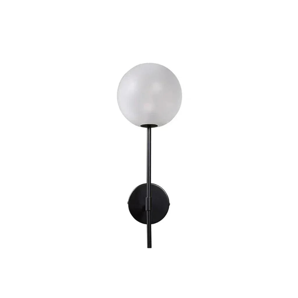 Izora Iron Framed Glass Sconce - LOOMLAN - SUNPAN - Wall Sconces