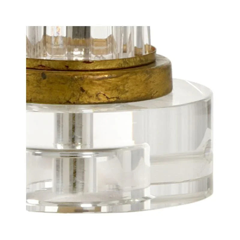 J. Graham Glass Fluted Column Table Lamp - LOOMLAN - Wildwood - Table Lamps