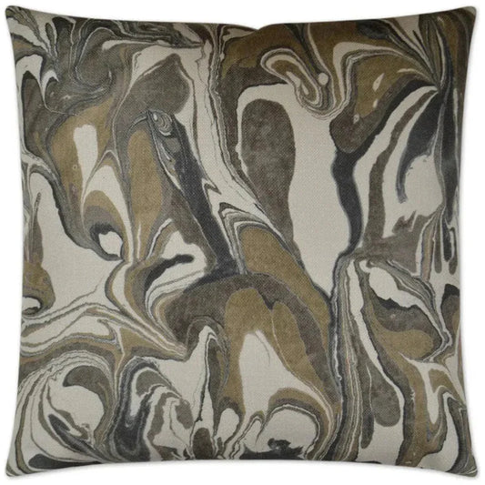 Jada Truffle Brown Throw Pillow With Insert - LOOMLAN - D.V. Kap - Throw Pillows