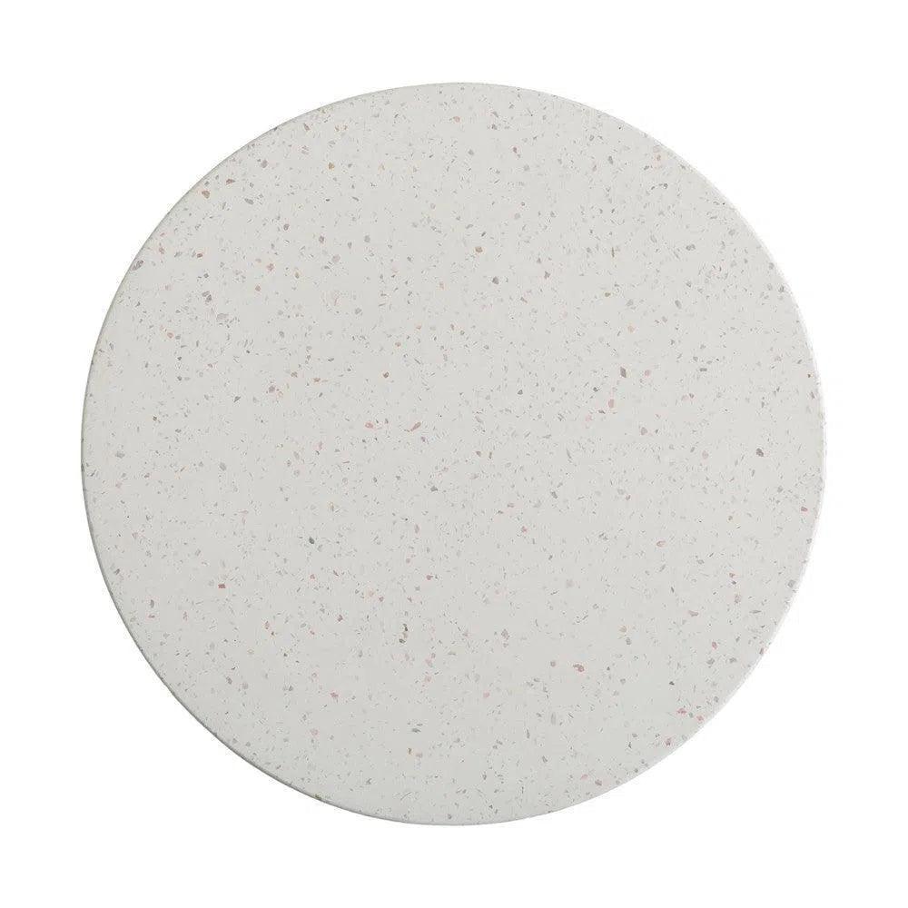 Jag 18.5 in. Round Pale Green Terrazzo Garden Stool-Garden Stools-Emissary-LOOMLAN