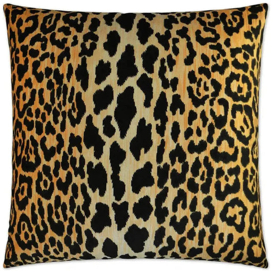 Jamil Animal Orange Brown Large Throw Pillow Insert - LOOMLAN - D.V. Kap - Throw Pillows