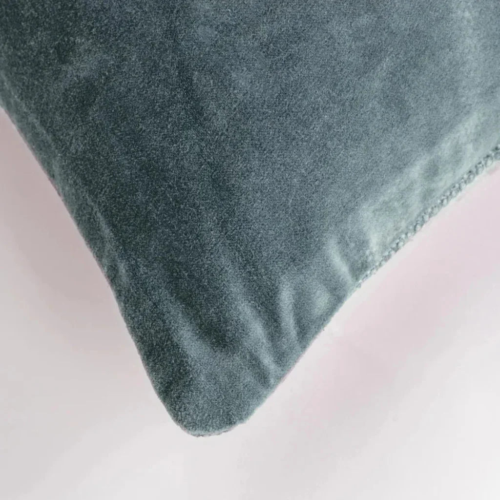 Jasmine Velvet Throw Pillow For Couch Down Insert - LOOMLAN - LOOMLAN - Throw Pillows