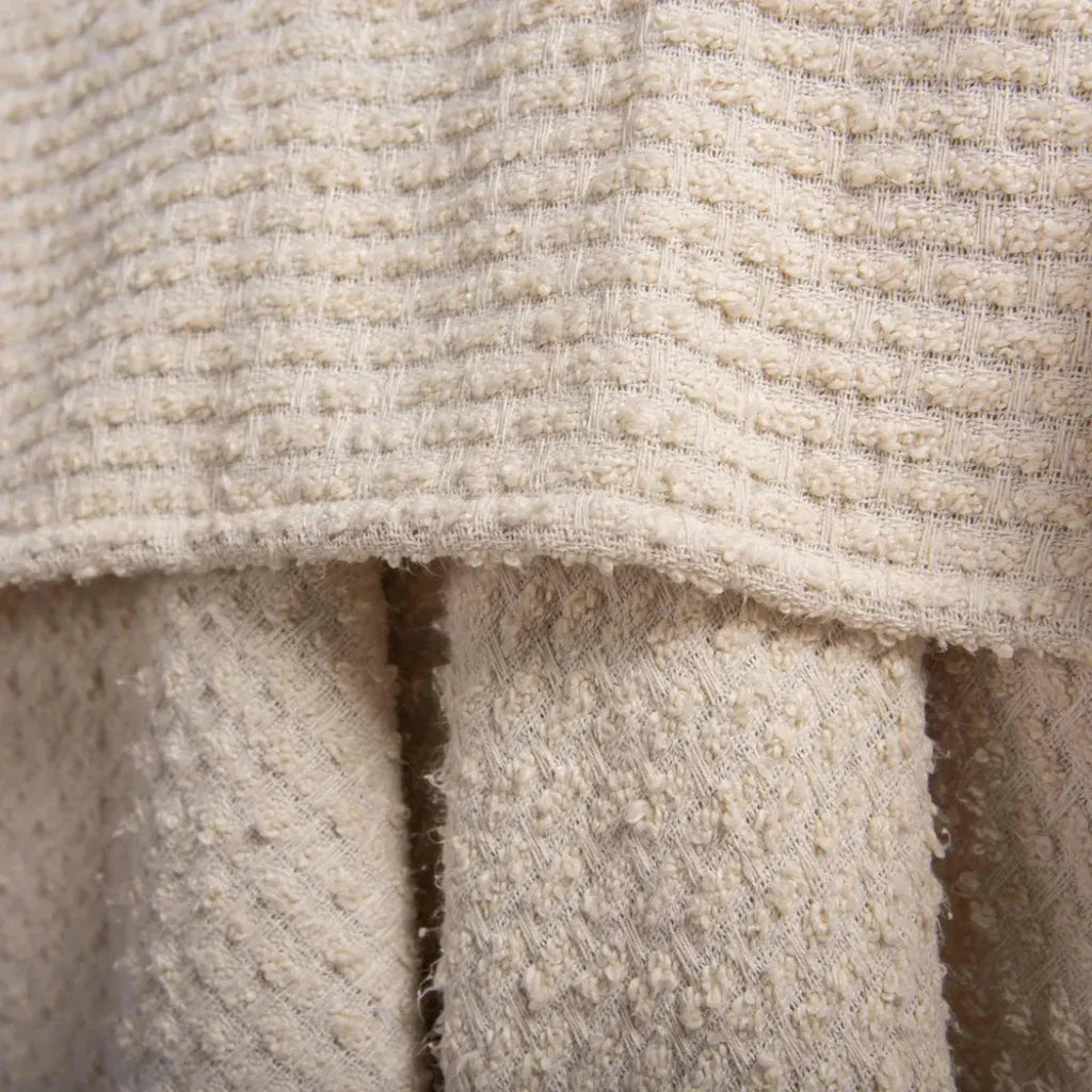 Jay Cream Outdoor Throw Blanket-Outdoor Blankets-LOOMLAN-LOOMLAN