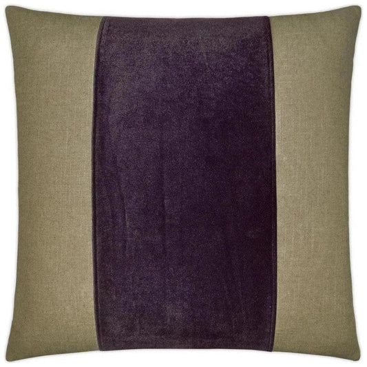 Jefferson Amethyst Band Purple Large Throw Pillow - LOOMLAN - D.V. Kap - Throw Pillows