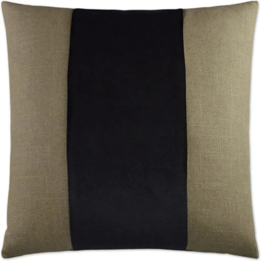Jefferson Black Ribbon Black Large Throw Pillow Insert - LOOMLAN - D.V. Kap - Throw Pillows