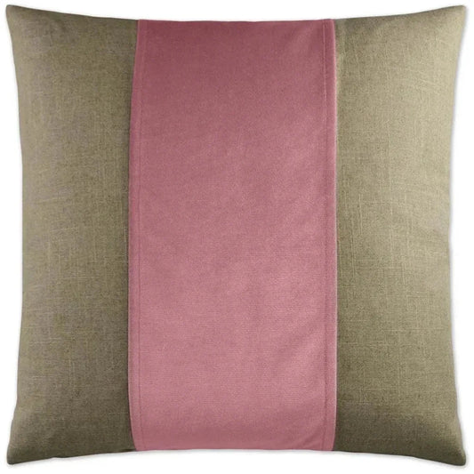 Jefferson Orchid Ribbon Blush Large Throw Pillow Insert - LOOMLAN - D.V. Kap - Throw Pillows