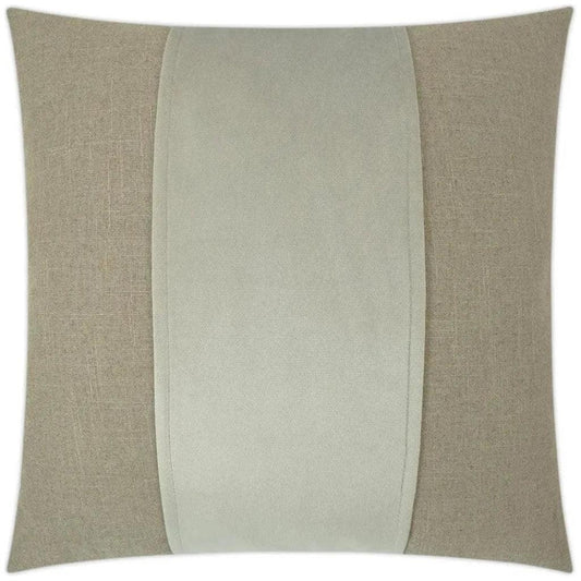 Jefferson Whisper Band Taupe Large Throw Pillow Insert - LOOMLAN - D.V. Kap - Throw Pillows