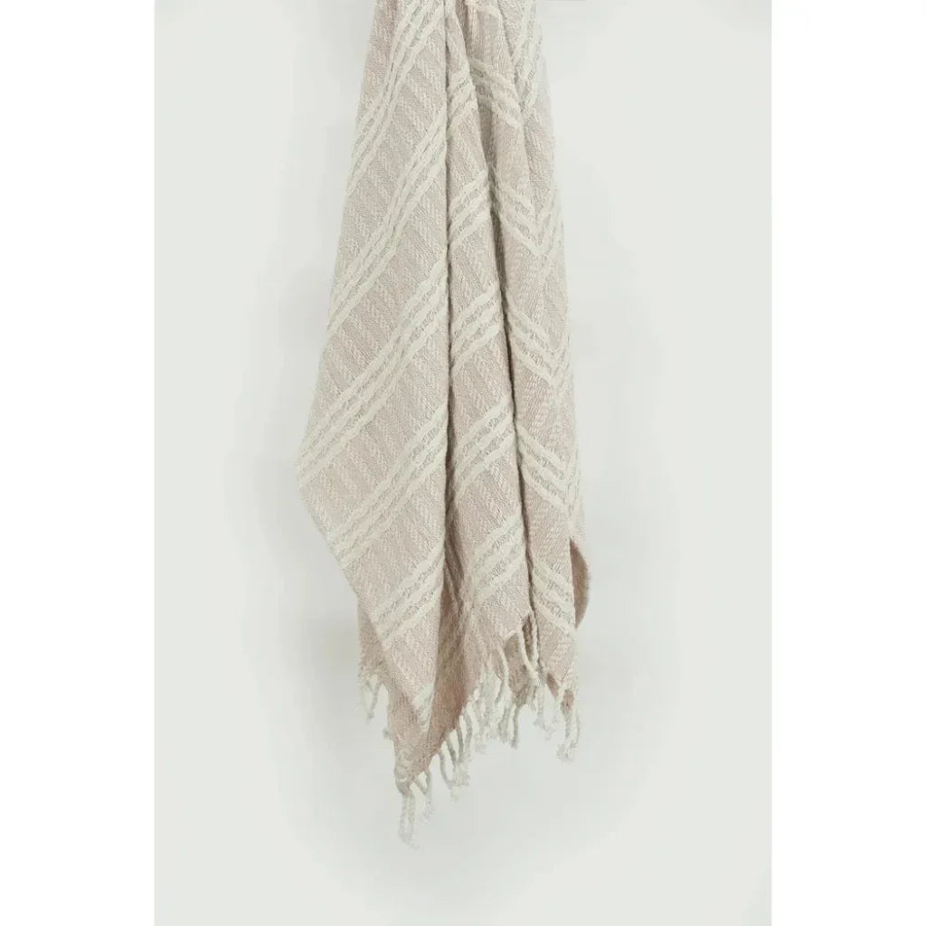 Jenny Handloomed Soft Cotton Throw Blanket - LOOMLAN - LOOMLAN - Throw Blankets