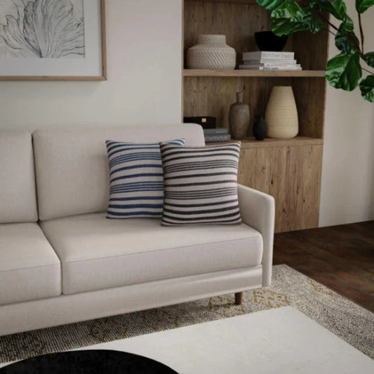 Jillian Striped Outdoor Throw Pillows-Outdoor Pillows-LOOMLAN-LOOMLAN