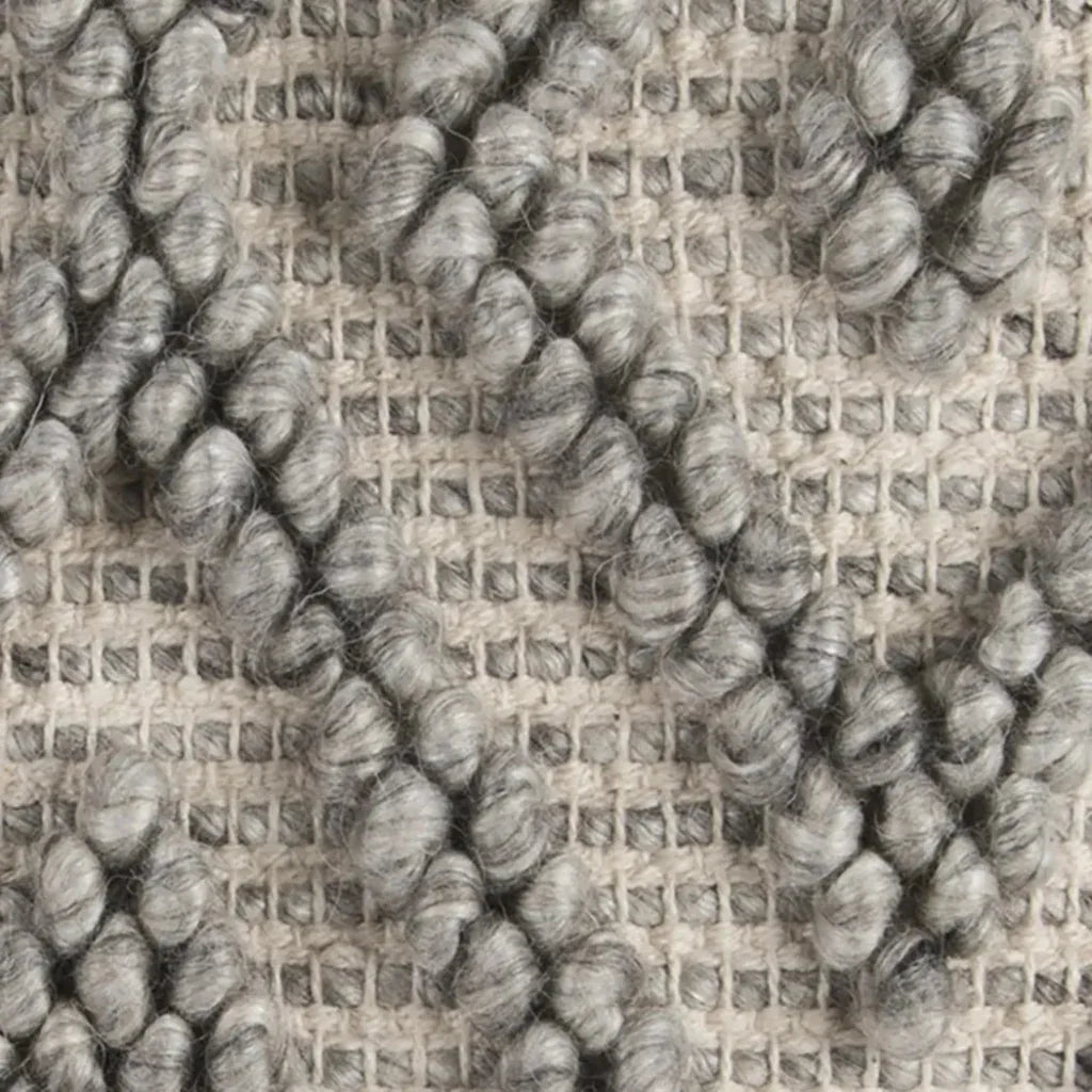 Jin Diamond Gray Throw Pillow Down Insert - LOOMLAN - LOOMLAN - Throw Pillows
