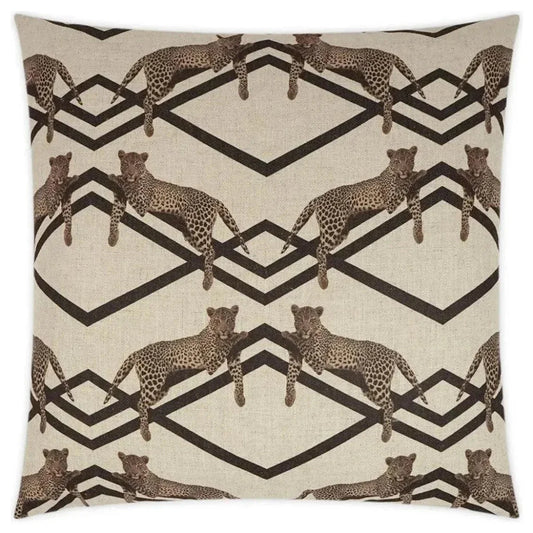 Jinx Novelty Brown Large Throw Pillow Insert - LOOMLAN - D.V. Kap - Throw Pillows