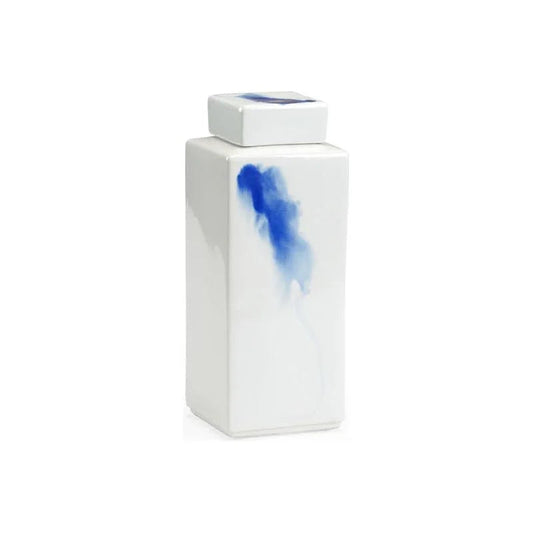 Jizhou White Glazed Ceramic Vase - LOOMLAN - Chelsea House - Vases & Jars