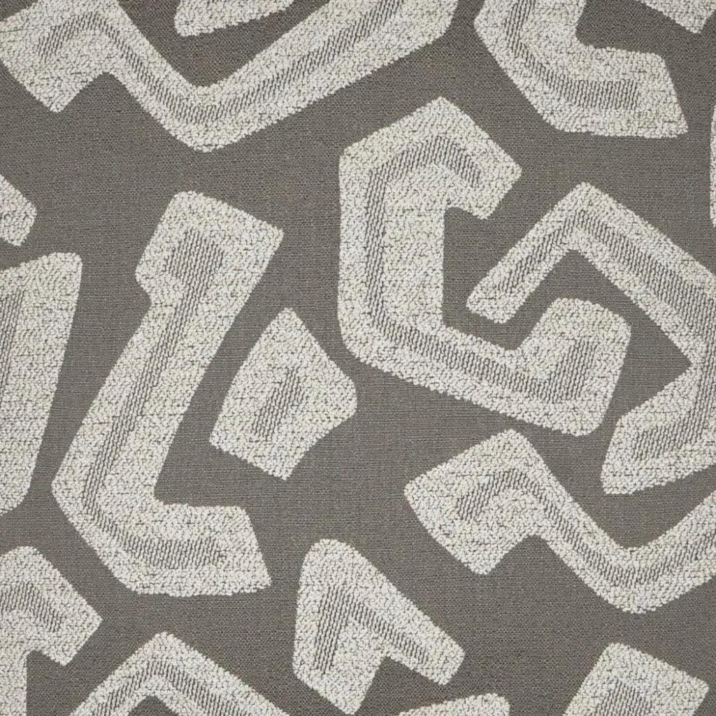 Jumanji Abstract Grey Large Throw Pillow Insert - LOOMLAN - D.V. Kap - Throw Pillows