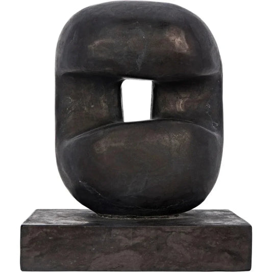 Juno Marble Black Sculpture - LOOMLAN - Noir - Statues & Sculptures