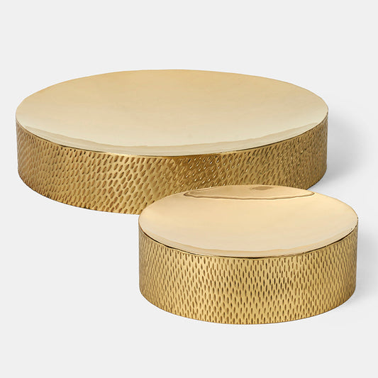 Luho Design House Kai Shiny Brass Bowl 2PC