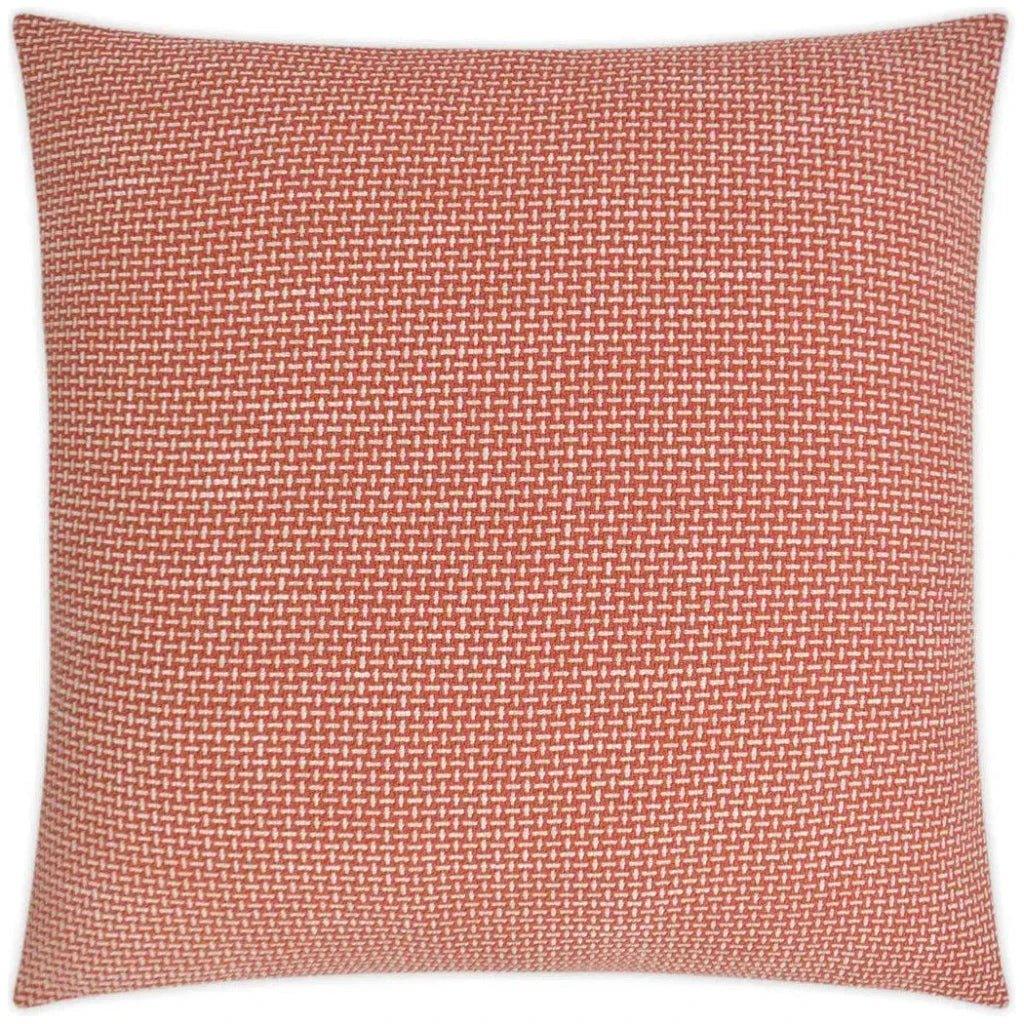 Keller Papaya Red Throw Pillow With Insert - LOOMLAN - D.V. Kap - Throw Pillows