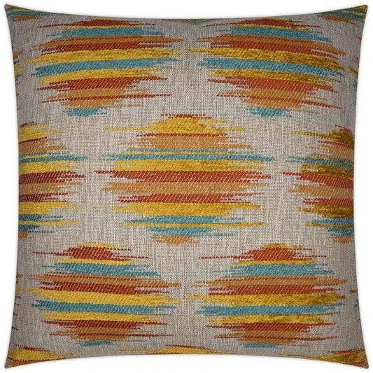 Kenzo Dots Multi Color Orange Large Throw Pillow Insert - LOOMLAN - D.V. Kap - Throw Pillows