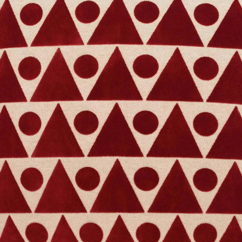 D.V. Kap Kilo Red Throw Pillow With Insert