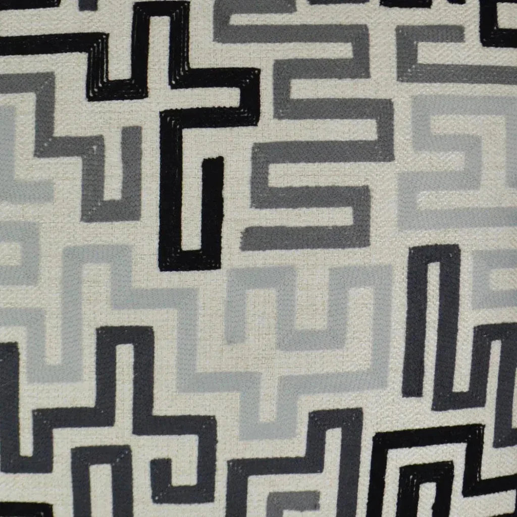 D.V. Kap Labyrinth Alloy Grey Throw Pillow Insert
