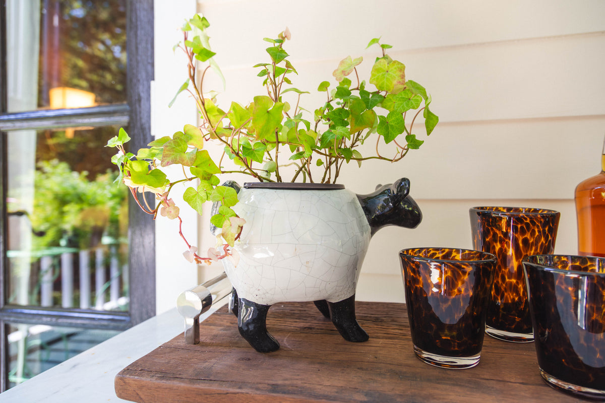 Abigails Lamb White Ceramic Planter
