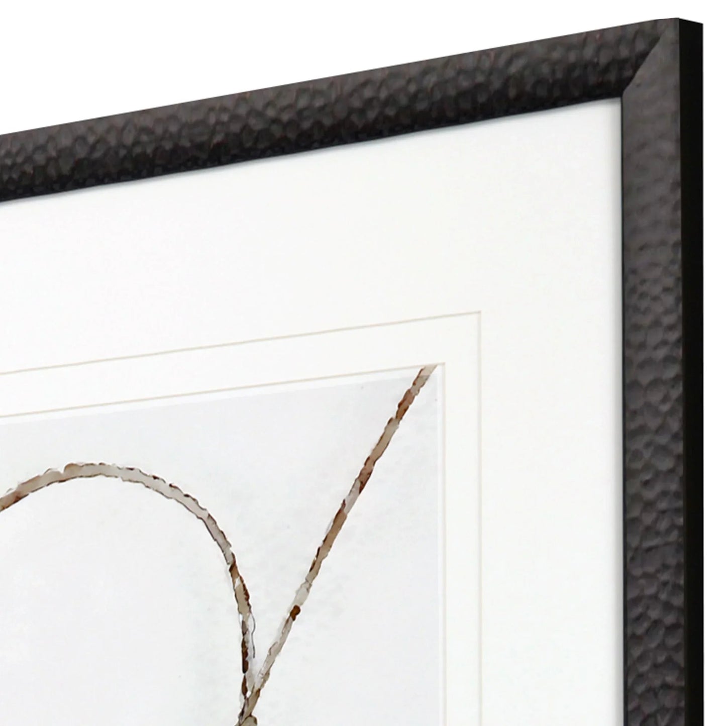 Lasso Wood Frame Brown Canvas Art