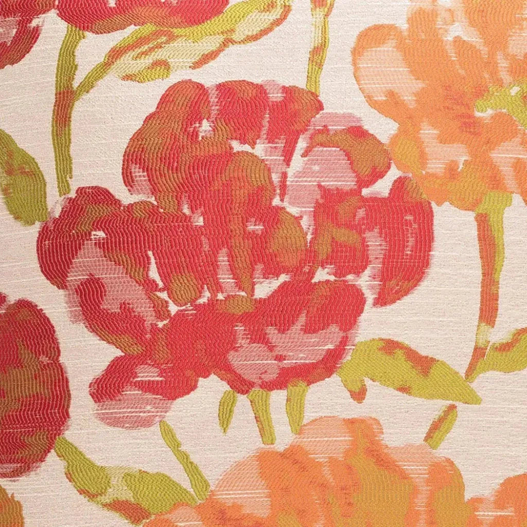 Lauren Poppy Red Throw Pillow With Insert - LOOMLAN - D.V. Kap - Throw Pillows