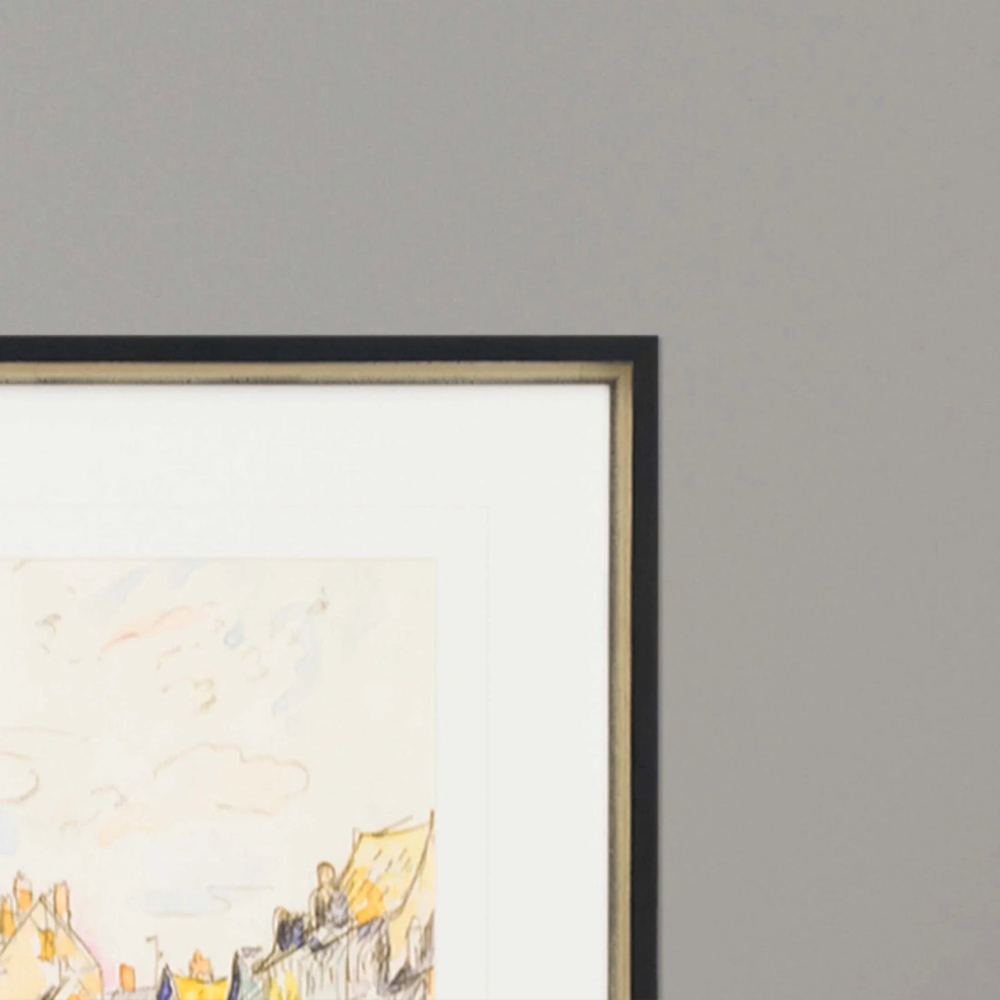 Le Croisic I Wood Frame Multi Canvas Art