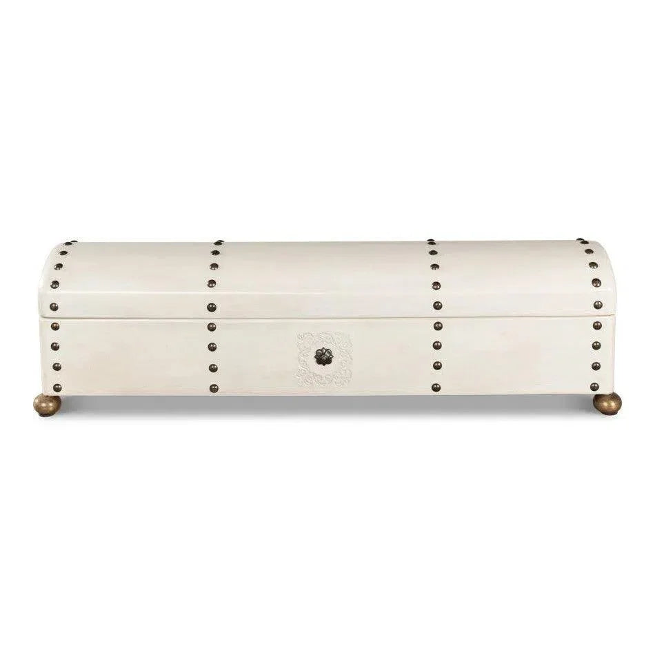 Leather Telescope Box - LOOMLAN - Sarreid - Boxes & Bowls