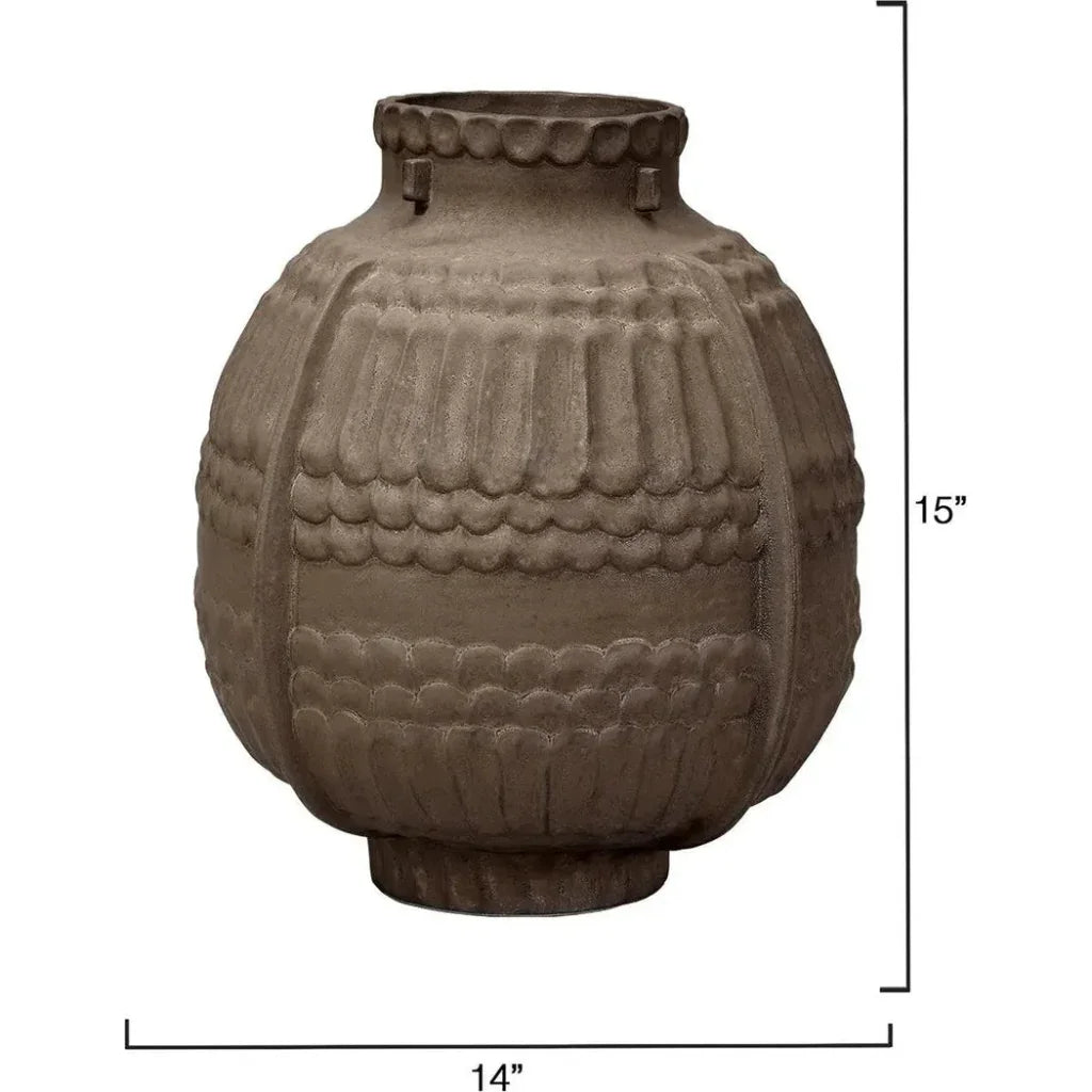 Legend Porcelain Decorative Vessel by Jamie Young - LOOMLAN - Jamie Young - Vases & Jars