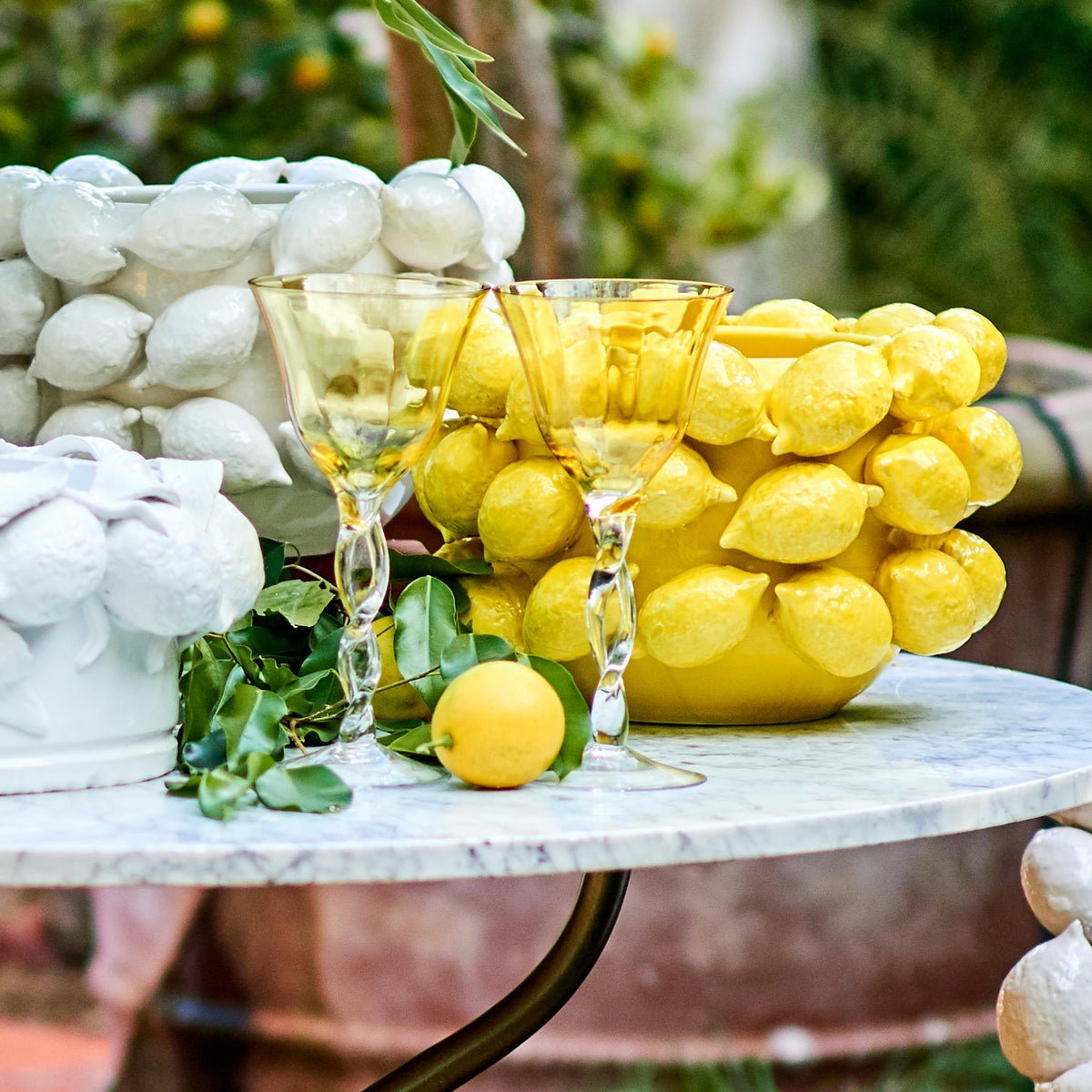 Abigails Lemon Design Ceramic Decorative Planter