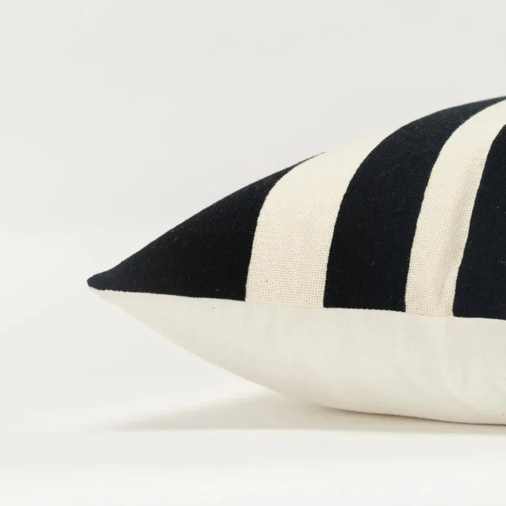 Leo Striped Couch Throw Pillow Covers Down Insert - LOOMLAN - LOOMLAN - Throw Pillows