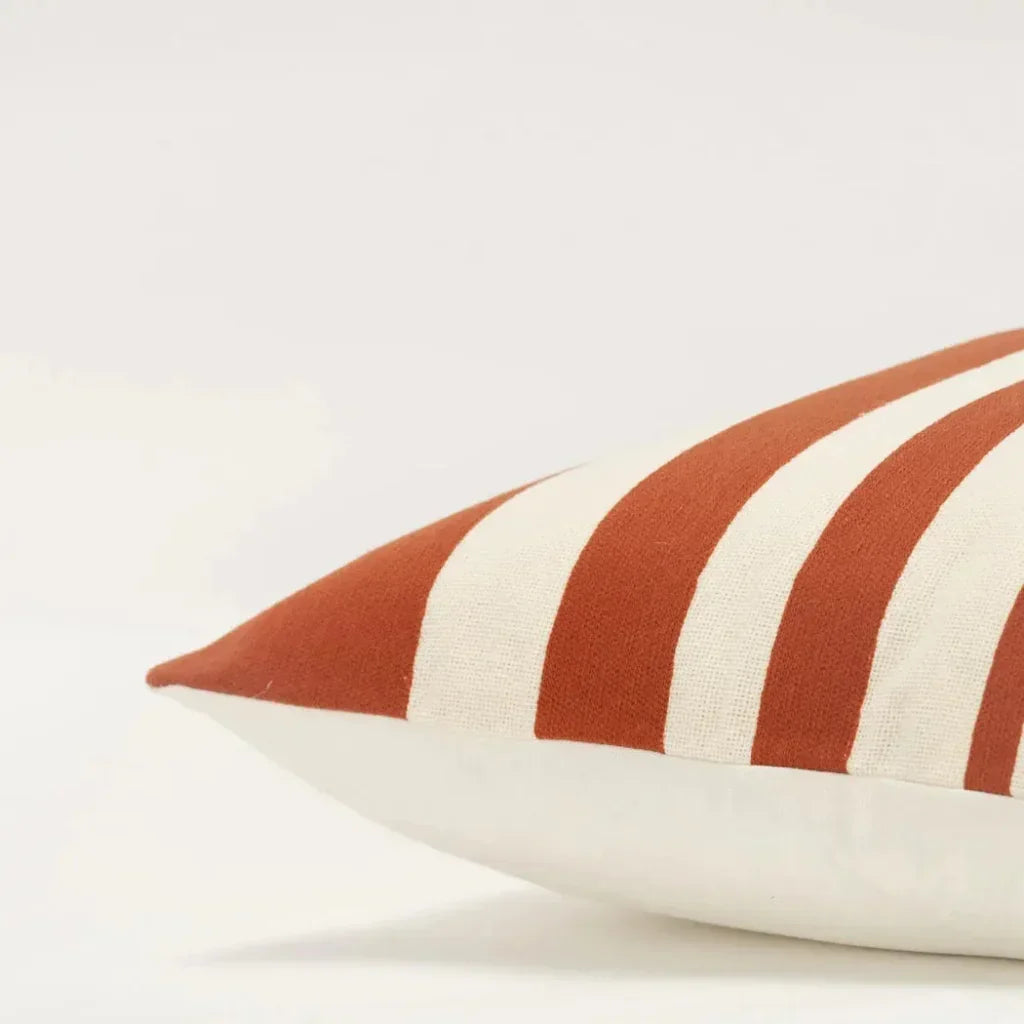 Leo Striped Couch Throw Pillow Covers Down Insert - LOOMLAN - LOOMLAN - Throw Pillows