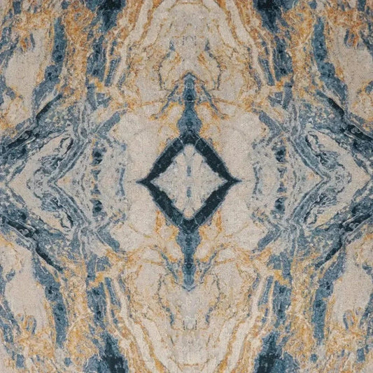 D.V. Kap Leonna Glam Abstract Blue Large Throw Pillow Insert