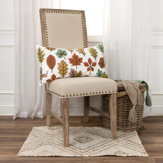 Levi Ivory Lumbar Pillow With Insert - LOOMLAN - LOOMLAN - Throw Pillows