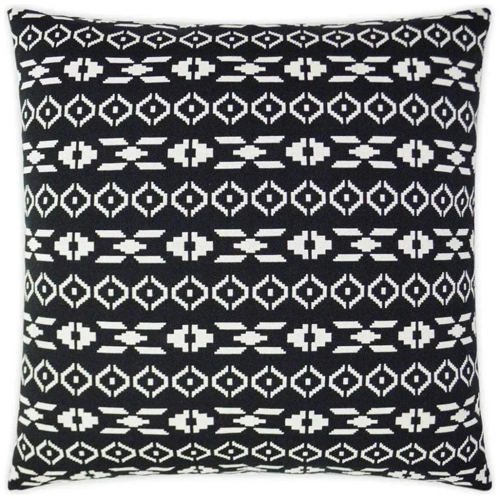 Lightning Black Throw Pillow With Insert - LOOMLAN - D.V. Kap - Throw Pillows