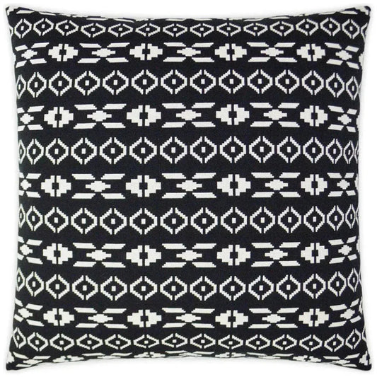 Lightning Black Throw Pillow With Insert - LOOMLAN - D.V. Kap - Throw Pillows